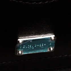 Pre Owned Dolce & Gabbana Blue/Silver Wood Walkman Box Clutch