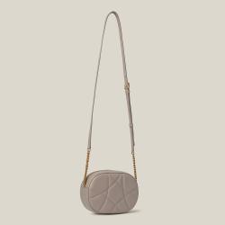 Pre Owned حقيبة كاميرا دولتشي أند غابانا جلد مبطنة Devotion رمادية