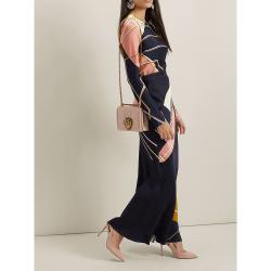 مملوكة مسبقًا Dolce & Gabbana Pink Devotion Crystal-Embellished Leather Shoulder Bag