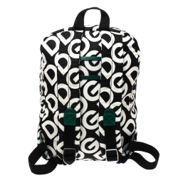 Dolce & Gabbana Black/White DG Mania Print Nylon Backpack