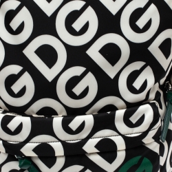 Dolce & Gabbana Black/White DG Mania Print Nylon Backpack