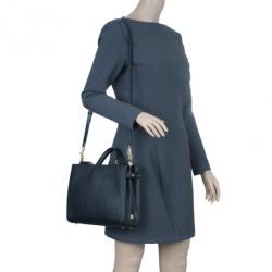 Pre Owned حقيبة توت دولتشي أند غابانا ميس سيسلي جلد أسود