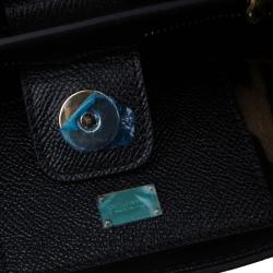 Pre Owned حقيبة توت دولتشي أند غابانا ميس سيسلي جلد أسود