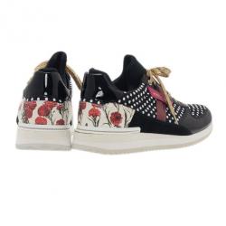 مملوكة مسبقًا Dolce and Gabbana Black Polka Dot Sneakers Size 38