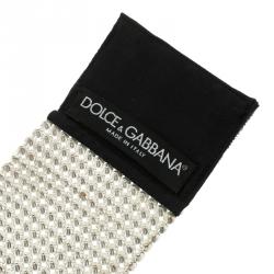 Dolce and Gabbana Crystal Mesh Embellished Extra Wide Choker Necklace