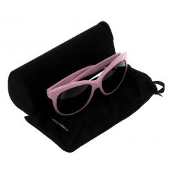 مملوكة مسبقًا Dolce and Gabbana Black Pink Matt Silk Powder DG4149 Round Sunglasses