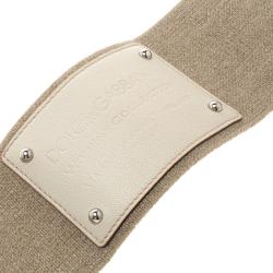 مملوكة مسبقًا حزام دولتشي أند غابانا كانفاس بيج مطاطي 75 سم