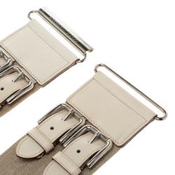 مملوكة مسبقًا حزام دولتشي أند غابانا كانفاس بيج مطاطي 75 سم