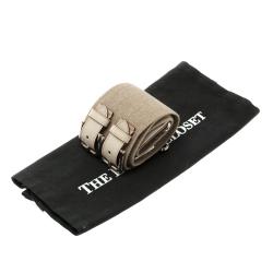 مملوكة مسبقًا حزام دولتشي أند غابانا كانفاس بيج مطاطي 75 سم