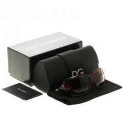 مملوكة مسبقًا Dolce And Gabbana Brown DG6029-B Oversize Sunglasses