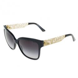 Pre Owned Dolce and Gabbana Black Filigree Sunglasses