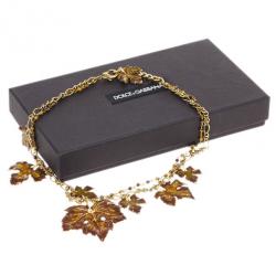 مملوكة مسبقًا Dolce & Gabbana Leaves Necklace
