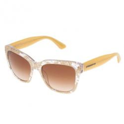 مملوكة مسبقًا Dolce and Gabbana Gold Lace Cat Eye Sunglasses