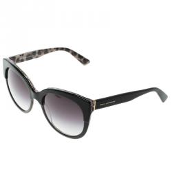 Pre Owned نظارة شمسية دولتشي أند غ ابانا عين قطة DG4259 رمادية بنفسجية