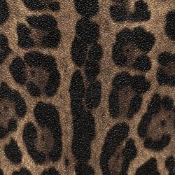 مملوكة مسبقًا حافظة أيباد ميني دولتشي أند غابانا جلد طباعة فهد بنية