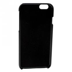 Pre Owned Dolce and Gabbana Black Cactus Print iPhone 6 Case