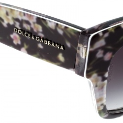 Pre Owned Dolce and Gabbana Floral/Black Gradient DG4231 Wayfarer Sunglasses 