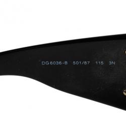 مملوكة مسبقًا Dolce and Gabbana Black Shield Women's Sunglasses