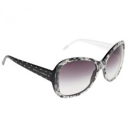Pre Owned Dolce and Gabbana 4132 Lace Print Polka Dot Sunglasses