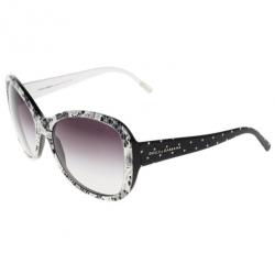 Pre Owned Dolce and Gabbana 4132 Lace Print Polka Dot Sunglasses
