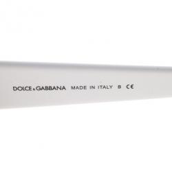 Pre Owned Dolce and Gabbana 4132 Lace Print Polka Dot Sunglasses