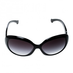 Pre Owned Dolce and Gabbana Black Gradient DD 8063 Oversized Sunglasses