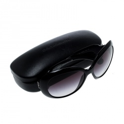 Pre Owned Dolce and Gabbana Black Gradient DD 8063 Oversized Sunglasses