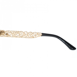 مملوكة مسبقًا Dolce & Gabbana Black Gradient DG 4212 Filigree Cat Eye Sunglasses