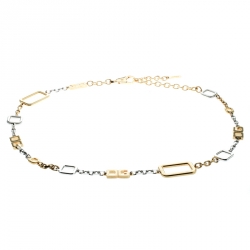 Pre Owned حزام دولتشي أند غابانا سلسلة ثنائية اللون