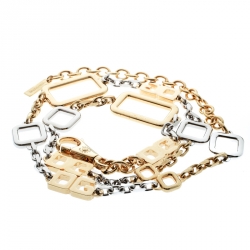 Pre Owned حزام دولتشي أند غابانا سلسلة ثنائية اللون