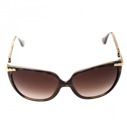 Pre Owned نظارة شمسية دولتشي آند غابانا DD 8096 هافانا/بني متدرجة عين القطة