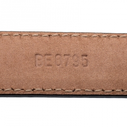 Pre Owned حزام دولتشي أند غابانا مورد متعدد الألوان جلد لامع بالشعار مقاس 90 سم