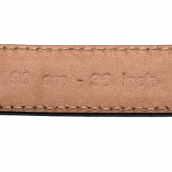 Pre Owned حزام دولتشي أند غابانا مورد متعدد الألوان جلد لامع بالشعار مقاس 90 سم