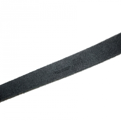 مملوكة مسبقًا Dolce And Gabbana Black Leather Logo Belt 90CM