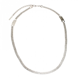 Pre Owned حزام دولتشي أند غابانا بسلسلة كريستال فضي اللون