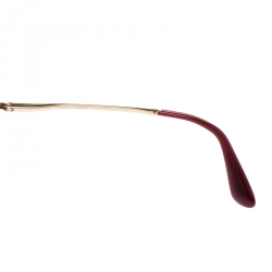 Pre Owned Dolce & Gabbana Red/ Black Gradient DG6105 Oversized Round Sunglasses