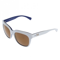 Pre Owned نظارة شمسية دولتشي اند غابانا DG 4272 وايفاير عاكسة برونزية/لونين