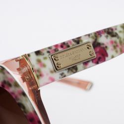 مملوكة مسبقًا Dolce and Gabbana Floral Print Woman Sunglasses