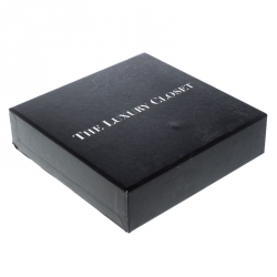 مملوكة مسبقًا Dolce and Gabbana Brown Leather Silver Tone Choker Necklace