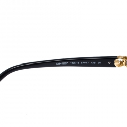 Pre Owned نظارة شمسية دولتشي أند غابانا مربعة DG4163P متدرجة طباعة فهد بنية