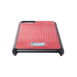 Pre Owned حافظة آيفون 7 دولتشي أند غابانا جلد سحلية بارز أحمر و أسود 