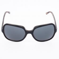 Pre Owned Dolce and Gabbana Black DG4098 Square Woman Sunglasses