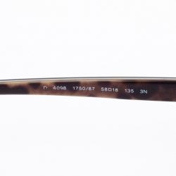 Pre Owned Dolce and Gabbana Black DG4098 Square Woman Sunglasses