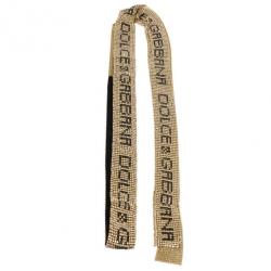 مملوكة مسبقًا Dolce and Gabbana Swarovski Crystal Necklace Belt 185 CM