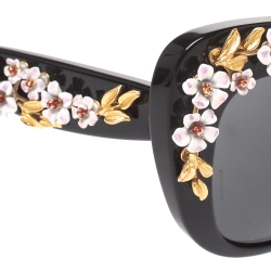 Pre Owned نظارة شمسية دولتشي أند غابانا مزخرفة عين القطة