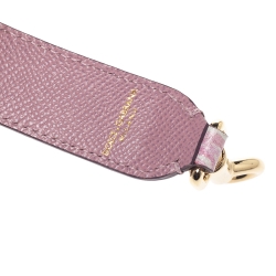 Pre Owned Dolce & Gabbana Floral Print Leather Studded Bag Strap