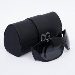 Pre Owned Dolce And Gabbana Black Shield Women Sunglasses