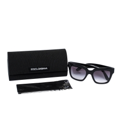 Pre Owned Dolce & Gabbana Black/ Grey Gradient DG 4286 Square Sunglasses