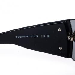 مملوكة مسبقًا Dolce And Gabbana Black Shield Womens Sunglasses