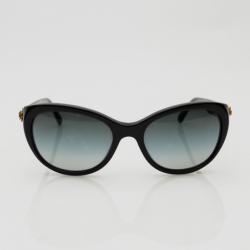 مملوكة مسبقًا Dolce And Gabbana Black 'Sicilian Baroque Collection' Sunglasses